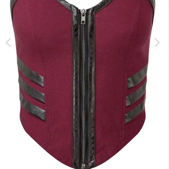 Killstar Anita Ammo Sexy Blood Red Halter Top XXL - Picture 4 of 4